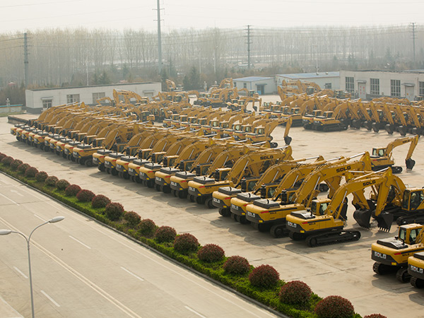 Parking excavator